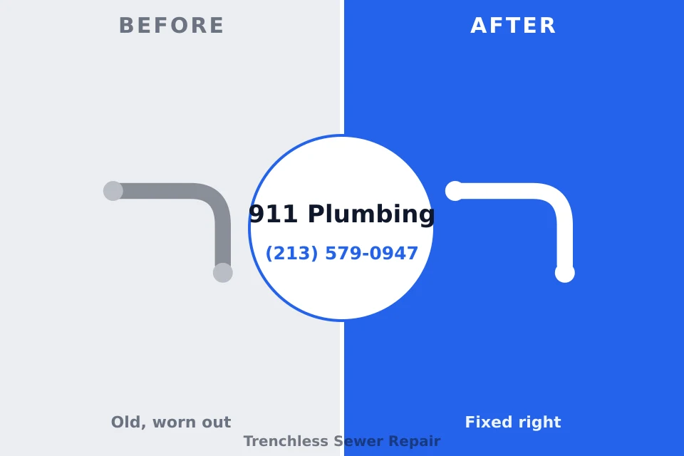 Before and after: plumbing repair Meridian, MS